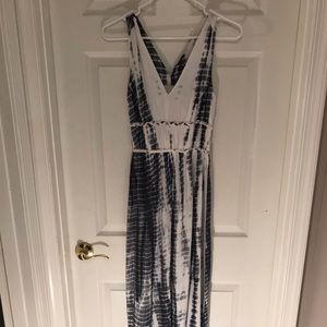 Tie dye maxi dress